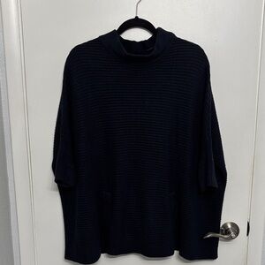 H&M Dark Blue Textured Sweater